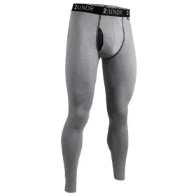 2undr 683612910228 Mens Long John Heather Grey X-large