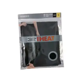 32 Degrees 097987599511 Heat Womens Small Base Layer Knit Pants Long Johns Black New