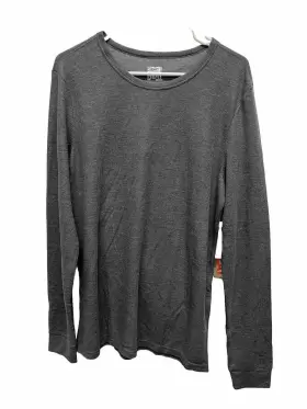 32 Degrees 097987902441 Heat Mens Size L Long Sleeve Gray Base Layer Crewneck Shirt Nwt
