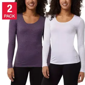 1307806 32 Degrees 2-pack Ladiesft Heat Tee - Nwt