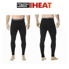 32 Degrees 1307819/1367271 Heat Mens Base Layer Pants Black Small