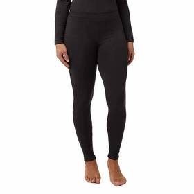 32 Degrees 1731788 Heat Womens Fleece Lined Base Layer Pant 2-pack Black S