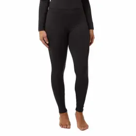1731788 32 Degrees Heat Womens Fleece Lined Base Layer Pant 2-pack Black S
