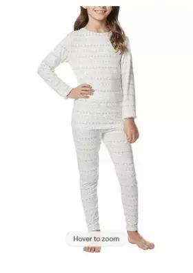 32 Degrees 192166211090 Heat Kids Long Sleeve Crew Neck Legging Set Base Layer Undergarment-l