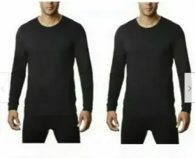 32 Degrees 192166817933 2 Pack Mens Heat Stretch Quick Dry Base M
