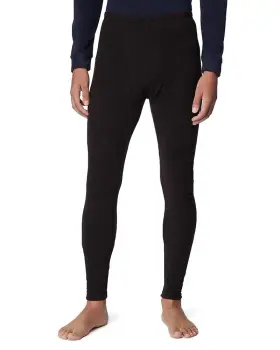 32 Degrees 192166933756 Heat Men S Performance Thermal Heavyweight Fleece Baselayer Legging Pant Bla