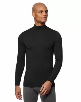 32 Degrees 195930231805 Mens Lightweight Baselayer Mock Top Long Sleeve Form Fitting