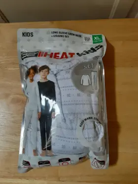 32 Degrees 195930433216 Heat Kids Base Layer Top And Leggings Size Xl 16-18 New With Tags