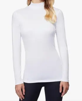 32 Degrees 195930582167 Heat Women S Size M White Long Sleeve Mock Neck Base Layer Top Nwt