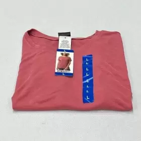 32 Degrees 195930886111 Cool Womens Short Sleeve Crewneck Tee Stale Rose Size L
