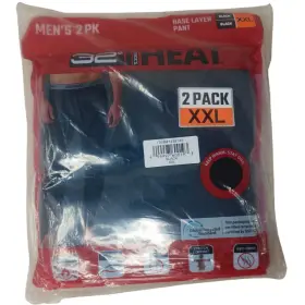 32 Degrees 499997600193 Mens Heat Base Layer Pant Hunting Outdoor Ski 2-pack Black Xxl New