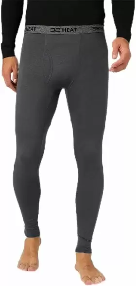 644-l 32 Degrees Mens Lightweight Baselayer Legging Stretch - Large