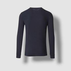 32 Degrees 645618334026 Cool Mens Blue Undershirt Base Layer Pullover Crew Neck Shirt Size L