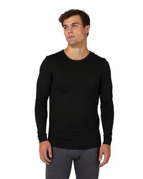 32 Degrees T5fm9002rt Heat Men S Lightweight Baselayer Crew Top Thermal Small Black