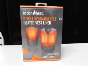 Ah-vstl-5v-b-4xl Actionheat 5v Battery Heated Vest Liner - Black