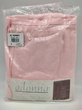 Adonna 043935656164 Ladies Thermal Pants Pink Size Xl Womens Long John Base Layer Vintage Usa