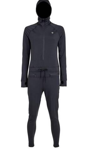 Airblaster 847678046080 Hoodless Ninja Suit Womens Bodysuit Black Small