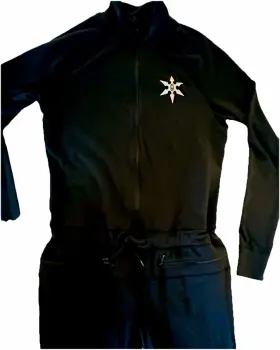 Airblaster 847678151364 Classic Ninja Suit Womens Base Layer Black Hoodless Medium