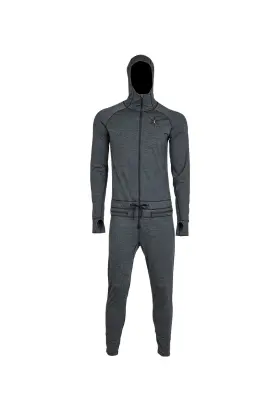 A26mnjs1023-blk-m Airblaster Merino Ninja Suit Mens Bodysuit Black Medium