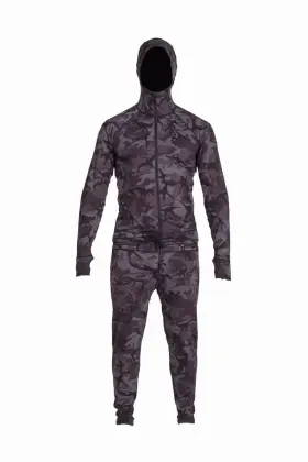 A26mnjs1024-bkd-xxl Airblaster Classic Ninja Suit Mens Bodysuit Black Dinoflage Xx-large