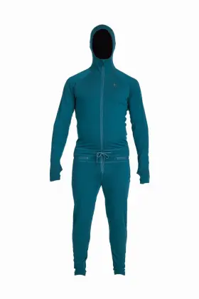 A26mnjs1024-spu-l Airblaster Classic Ninja Suit Mens Bodysuit Spruce Large