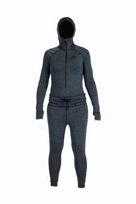 Airblaster A26wnjs1031-blk-s Merino Ninja Suit Womens Bodysuit Black Small