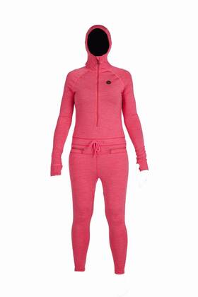 Airblaster A26wnjs1031-ros-xl Merino Ninja Suit Womens Bodysuit Rose X-large