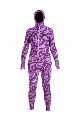 Airblaster A26wnjs1032-bel-xl Classic Ninja Suit Womens Bodysuit Blackberry Earth Life X-large