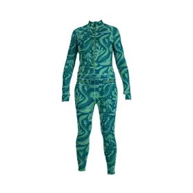 A26wnjs1033-sel-l Airblaster Hoodless Ninja Suit Womens Bodysuit Spruce Earth Life Large
