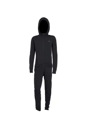 A26ynjs1034-blk-m Airblaster Youth Ninja Suit Kids Bodysuit Black Medium