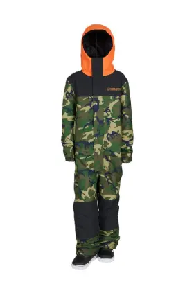 A26ysui1035-ogd-xl Airblaster Youth Freedom Suit Kids Bodysuit Og Dinoflage X-large