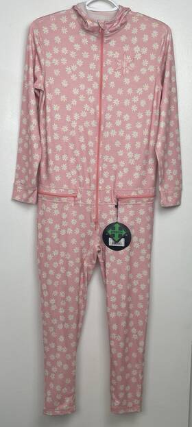 Airblaster Ab23knj1 002-rqd-l Ninja Suit Base Layer Youth Large 10-12 Rose Quartz Daisy New