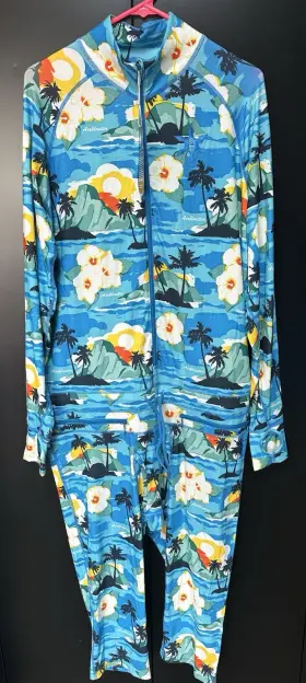 1024-apx-xl Airblaster Ab25mnjs Classic Ninja Suit Mens Bodysuit Hawaiian Print Large