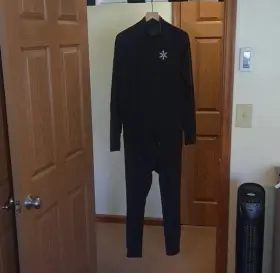 1025-blk-s Airblaster Ab25mnjs Hoodless Ninja Suit Mens Bodysuit Black Large