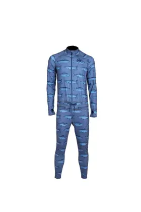 1025-thf-xl Airblaster Ab25mnjs Hoodless Ninja Suit Mens Bodysuit Thunder Fish X-large