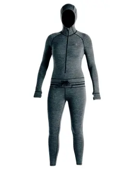 1031-blk-l Airblaster Ab25wnjs Merino Ninja Suit Womens Bodysuit Black Large