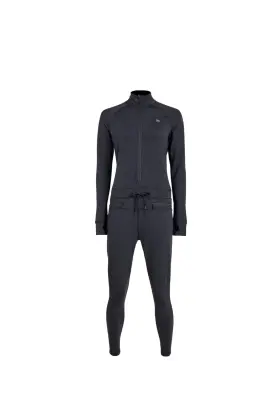 1033-blk-s Airblaster Ab25wnjs New Hoodless Ninja Suit Womens Bodysuit Color Black Size Small
