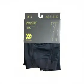 040041563 All In Motion Mens Black Heavyweight Thermal Pants Sise M 32/34