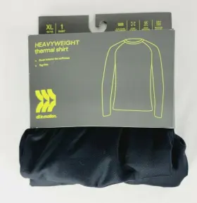 All In Motion 191905781962 Mens Heavyweight Thermal Shirt Size Xl Black -