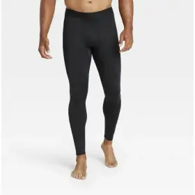 All In Motion 196761551131 Mens Black Heavyweight Thermal Pants Size Xl New