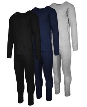 Andrew Scott B07gt4p9zb Mens 3 Pack / 6 Piece Set Base Layer Long Sleeve Pant Thermal Underwear
