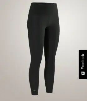 X000009043004 Arcteryx Arcftteryx Satoro Sl Merino Wool Leggings Womens Small Black Base Layer