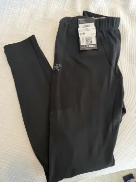 X000009923 Arcteryx Arc Teryx Rho Sv Bottom Mens Medium Black Layer Thermal Pants Nwt 120 Msrp