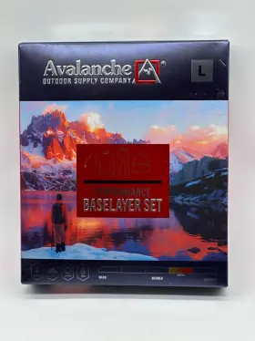 Avalanche 196891721961 New Mens Performance Base Layer 3 Piece Set Black Large Lightweight