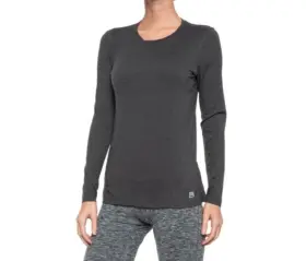 Avalanche 849575108168 Ultra Soft Base Layer Long Sleeve Crew Color Gray Size Medium New