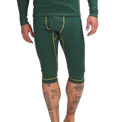 Backcountry 889849365309 Spruce 3/4 Length Thermal Baselayer Bottoms - 85% Merino Wool Large
