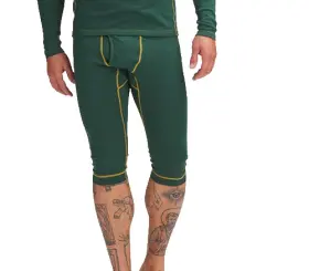 Backcountry 889849365309 Spruce 3/4 Length Thermal Baselayer Bottoms - 85% Merino Wool Large