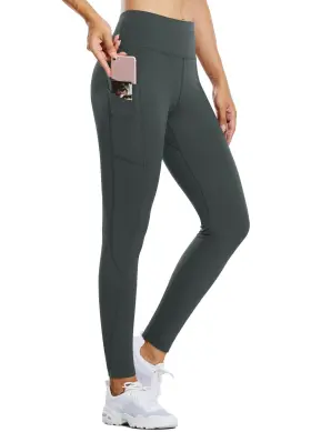 Baleafabd4410823220wa Baleaf Womens Fleece Lined Waterproof Leggings - Thermal Winter Hiking Pants Grey S