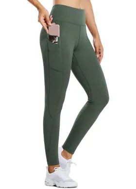 Baleafabd441a05wbl09604 Baleaf Womens Fleece Lined Thermal Leggings Waterproof Size M Army Green
