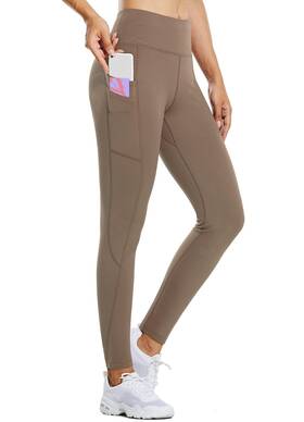 Baleaf Baleafabd441a05wbl19905 Womens Fleece Lined Thermal Leggings Waterproof Hiking Pants Size L